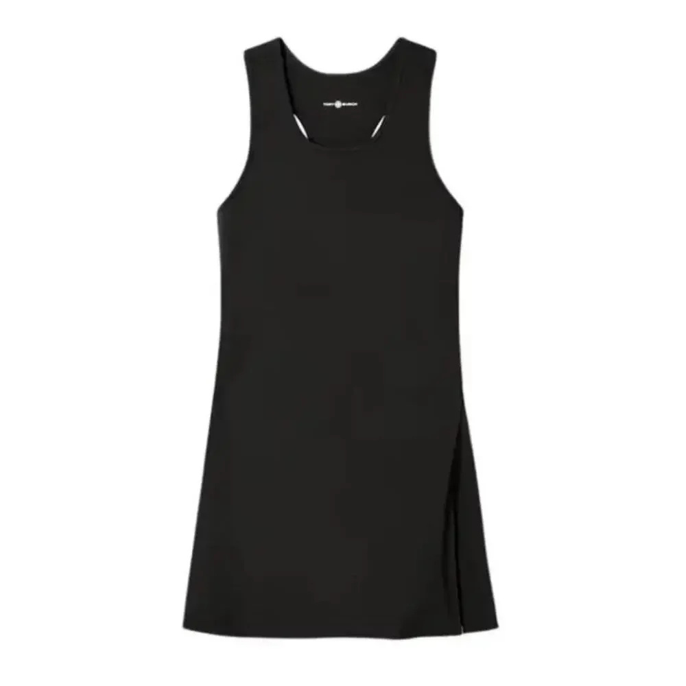 Tory Burch Performance Jersey Side-Slit Tennis Dress Racerback Design - Med